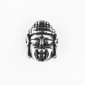 BeauMonde Bijoux - Bouddha 11x15 mm acier inoxydable diamètre du trou 2.5 mm environ
