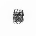 Rondelle gravée 9x11mm acier inoxydable diamètre du trou 8 mm environ