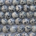 Jasper 10 mm dalmatian round bead