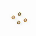 Rondelle lisse 3 mm acier inoxydable doré 304