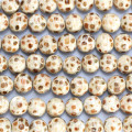 BeauMonde Bijoux - Nacre 10 mm environ mosaïque perle ronde blanc beige A+ Indonésie