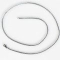 Chaine acier inoxydable 2mm environ, longueur total chaine 50 cm environ