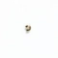 Perle escargot 3.5x4x2 mm environ (cache nœud), acier inoxydable doré 304