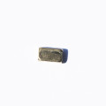 Rectangle 4x6.8 mm environ, avec trou 1.2 mm environ, acier inoxydable doré - BeauMonde Bijoux