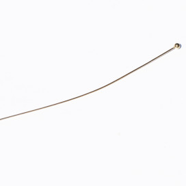 Clou 70 mm avec boule fil 0.4mm acier inoxydable doré 304