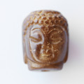Jade retraité 28x22 mm tête de bouddha ronde - BeauMonde Bijoux