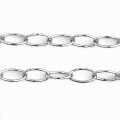 Chaine ovale 5x9 mm environ en argent 925