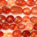 Carnelian nugget irregular about 3x4/5x7 mm Madagascar - BeauMonde Bijoux