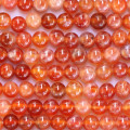Agate de feu 4 mm perle ronde A (peau de serpent) Brésil
