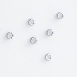 Perle à écraser 2 mm acier inoxydable 304 - BeauMonde Bijoux