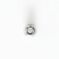Perle 4 mm environ acier inoxydable trou 1.5mm environ (peut servir de Cache nœud)