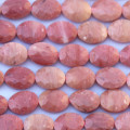 BeauMonde Bijoux - Rhodonite 6x8 mm environ ovale plat facetté Australie
