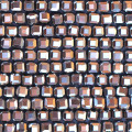 Hématite argentée 2.8x2.8mm environ carré facetté Chine
