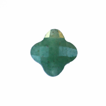 Aventurine 10 mm environ fleur facettée Brésil - BeauMonde Bijoux
