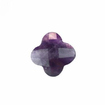 Améthyste 10 mm environ fleur facettée Brésil - BeauMonde Bijoux