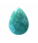 Pendentif 13x18 mm environ amazonite goutte facettée percée dans l’épaisseur Afrique
