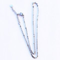 Chaine ovale plat 2x2.5mm environ longueur 40cm environ + chainette d'extension acier inoxydable 316
