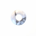 BeauMonde Bijoux - Rondelle 10 mm environ howlite blanche grand trou Canada
