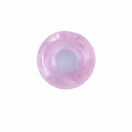 Rondelle 10 mm environ quartz rose grand trou Madagascar