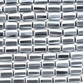 Hématite argentée 3x5mm environ tube grande facette Chine - BeauMonde Bijoux