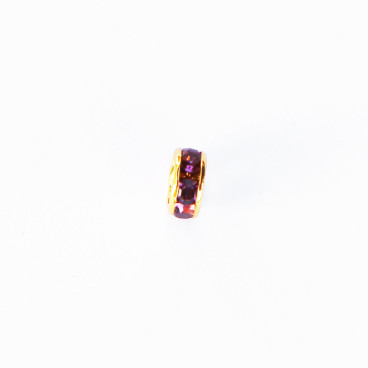 Rondelle strass mm acier inoxydable doré 304 - BeauMonde Bijoux