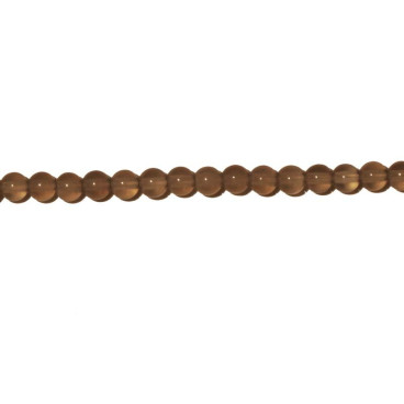 BeauMonde Bijoux - Agate 4 mm grise perle ronde