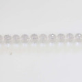 Cristal de roche 8 mm environ perle ronde facettée AA Brésil