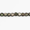 Nacre 8 mm coeur gris Tahiti
