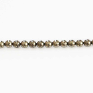 Pyrite 6 mm round bead - BeauMonde Bijoux