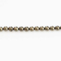 Pyrite 6 mm environ perle ronde A+ Mexique