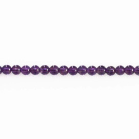Améthyste 4.3/4.5 mm environ perle ronde Brésil