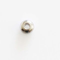 BeauMonde Bijoux - Rondelle 4 mm métal couleur titanium