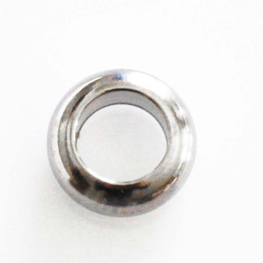 BeauMonde Bijoux - Rondelle 10 mm métal argenté