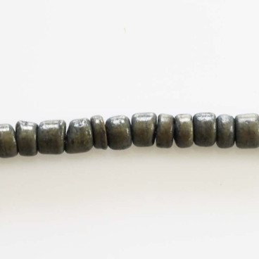 BeauMonde Bijoux - Rondelle coco 4/5 mm gris vert