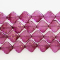 BeauMonde Bijoux - carré verre de bohême 10 mm mini paillette