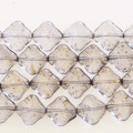 carré verre de bohême 10 mm mini paillette 