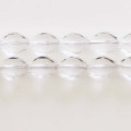 BeauMonde Bijoux - Perle 14X10 mm verre ovale faceté plat cristal