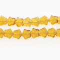 Bead 8 mm glass mini topaz flower - BeauMonde Bijoux