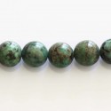 Turquoise 10 mm Afrique perle ronde naturelle A+