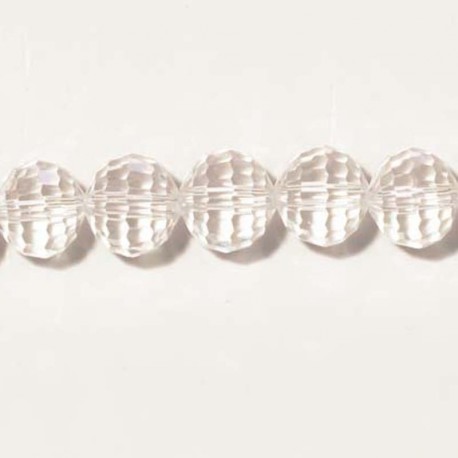 BeauMonde Bijoux - Perle facettée 10mm cristal