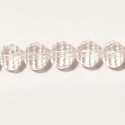 Perle facettée 10mm cristal