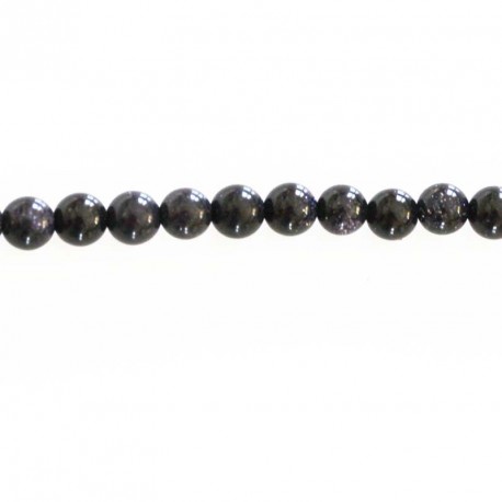 BeauMonde Bijoux - Blue gold stone 4/4.2 mm perle ronde Chine