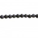 Blue gold stone 4/4.2 mm perle ronde Chine