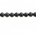 BeauMonde Bijoux - Blue gold stone 6/6.3 mm perle ronde Chine