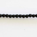 Onyx 4 mm environ perle ronde A Brésil