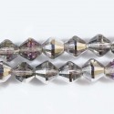BeauMonde Bijoux - Perle 8 mm toupie verre bohême vitrail