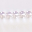 BeauMonde Bijoux - Cristal de roche 9.8/10 mm environ perle ronde AA Brésil