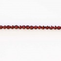 BeauMonde Bijoux - Grenat 4/4.3 mm environ perle ronde facettée A Inde