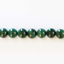 BeauMonde Bijoux - Malachite 8 mm perle ronde ton foncé