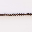 BeauMonde Bijoux - Quartz fumé 4/4.3 mm perle ronde facettée A Brésil